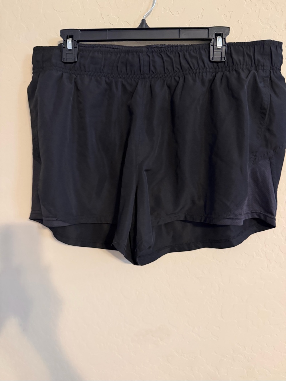 Athletic Works Black Women's Athletic Shorts - Elastic Waist